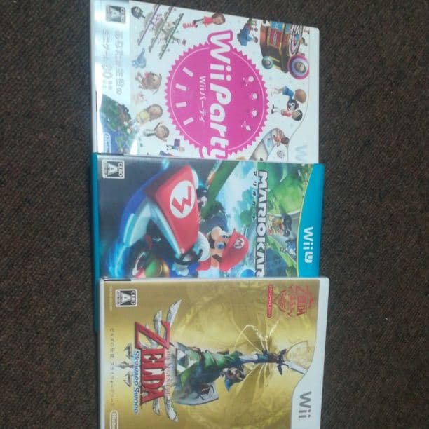 wii U 一式　ソフト・ゼルダ、マリカー、パーティー