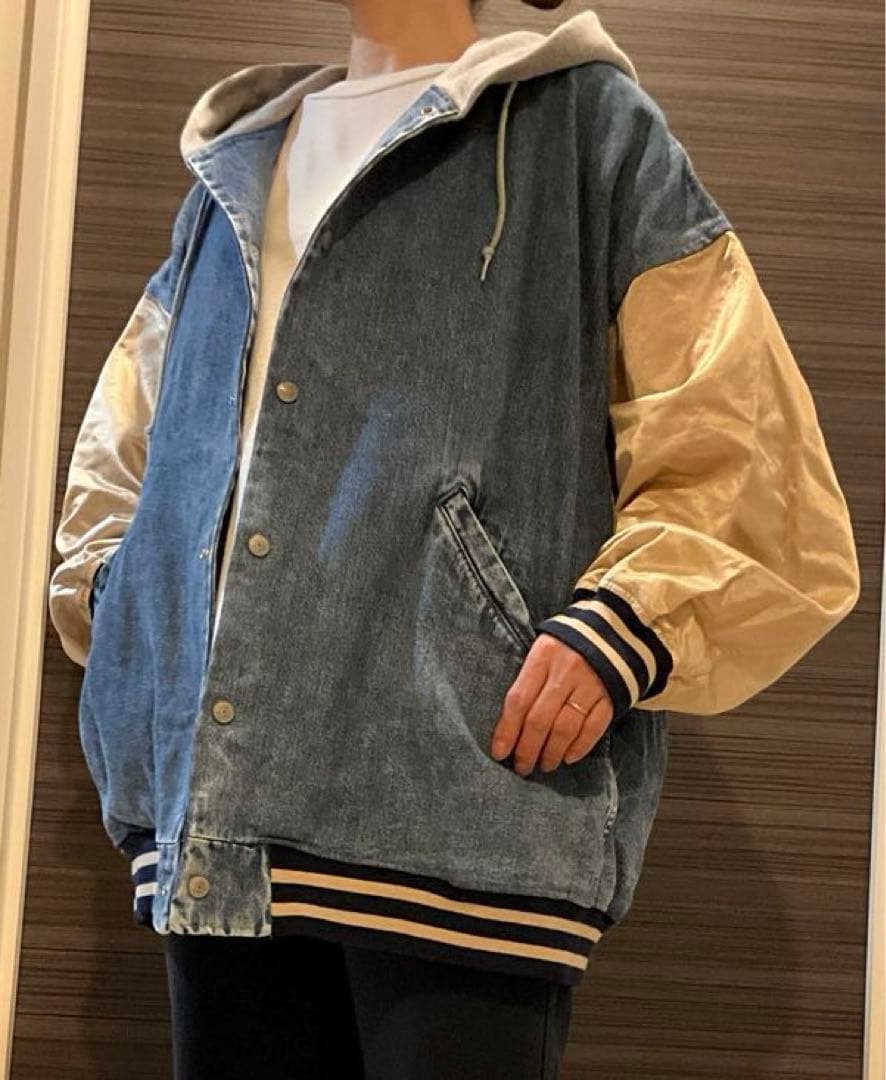 HYSオーバサイズDENIM JACKET