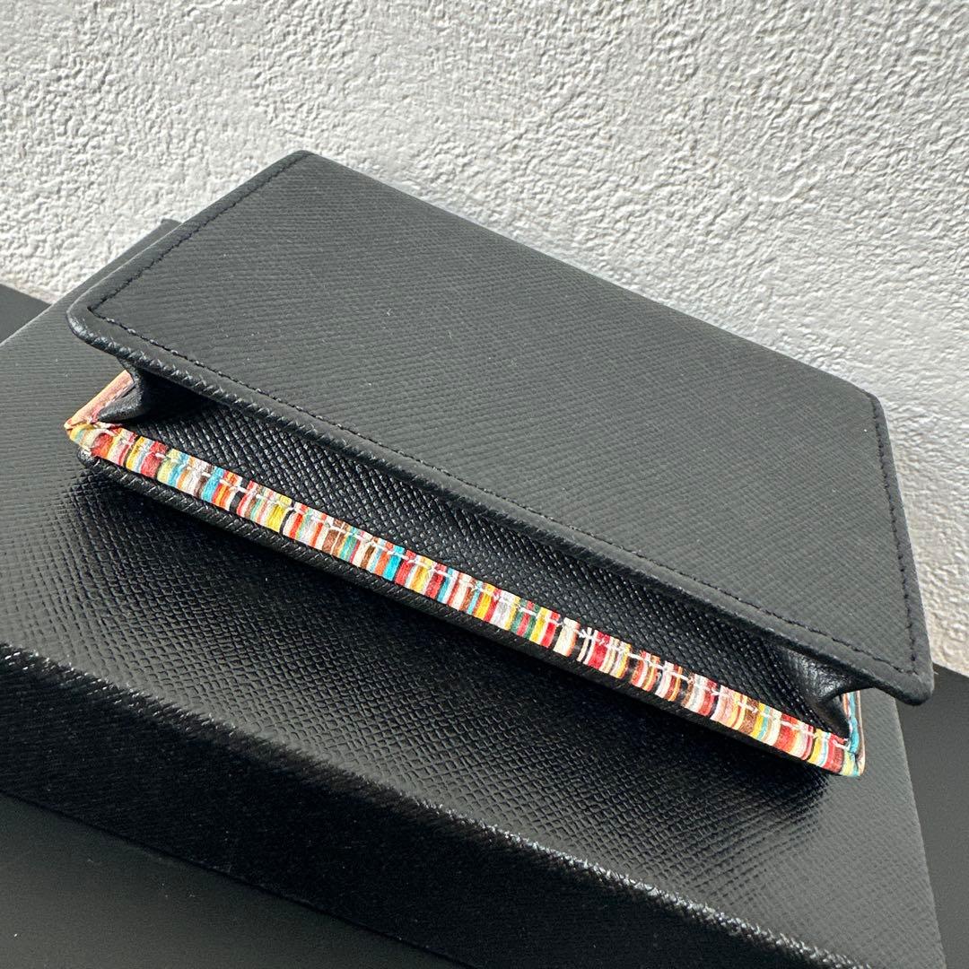 【Paul Smith】カードケース/折り財布/ストライプ/イタリア製/新品