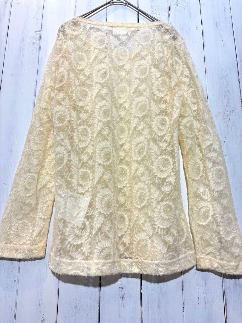 ジュンヤワタナベ　コムデギャルソン　レースカットソー