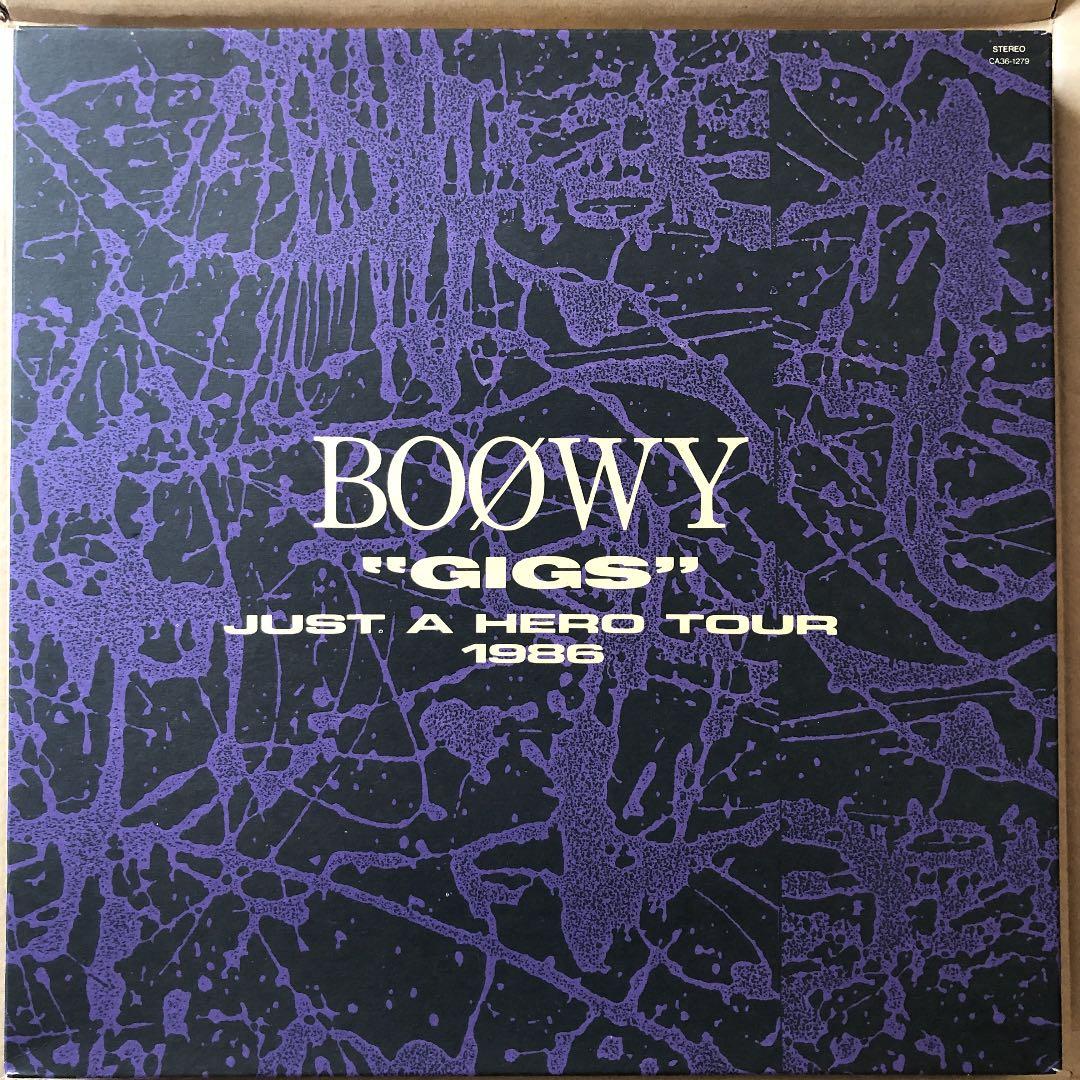レア BOOWY GIGS JUST A HERO TOUR 1986 CD