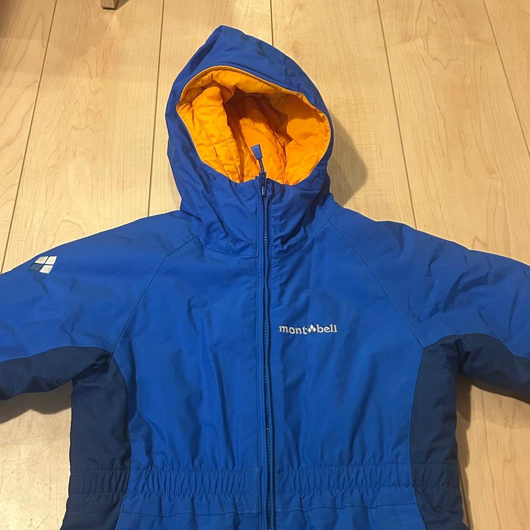 【値下げしました】mont-bell パウダーオーバーオール 100cm