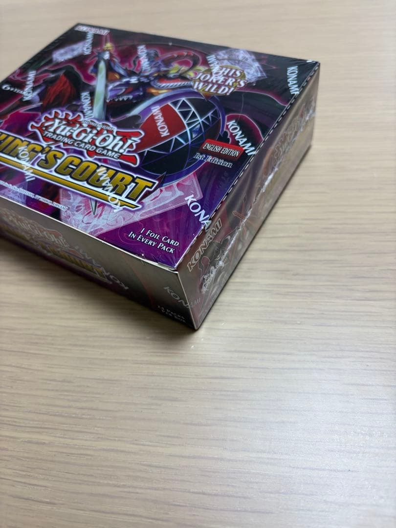 遊戯王 EU英語版 King's Court 1BOX 新品未開封