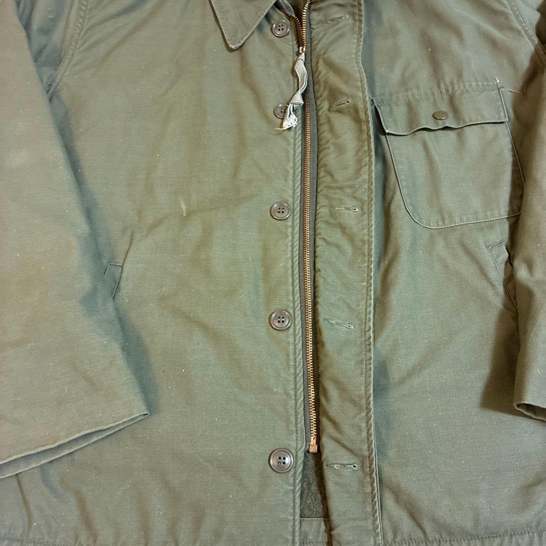 70s u.s.navy A-2 デッキジャケット 米軍実物 ミリタリー