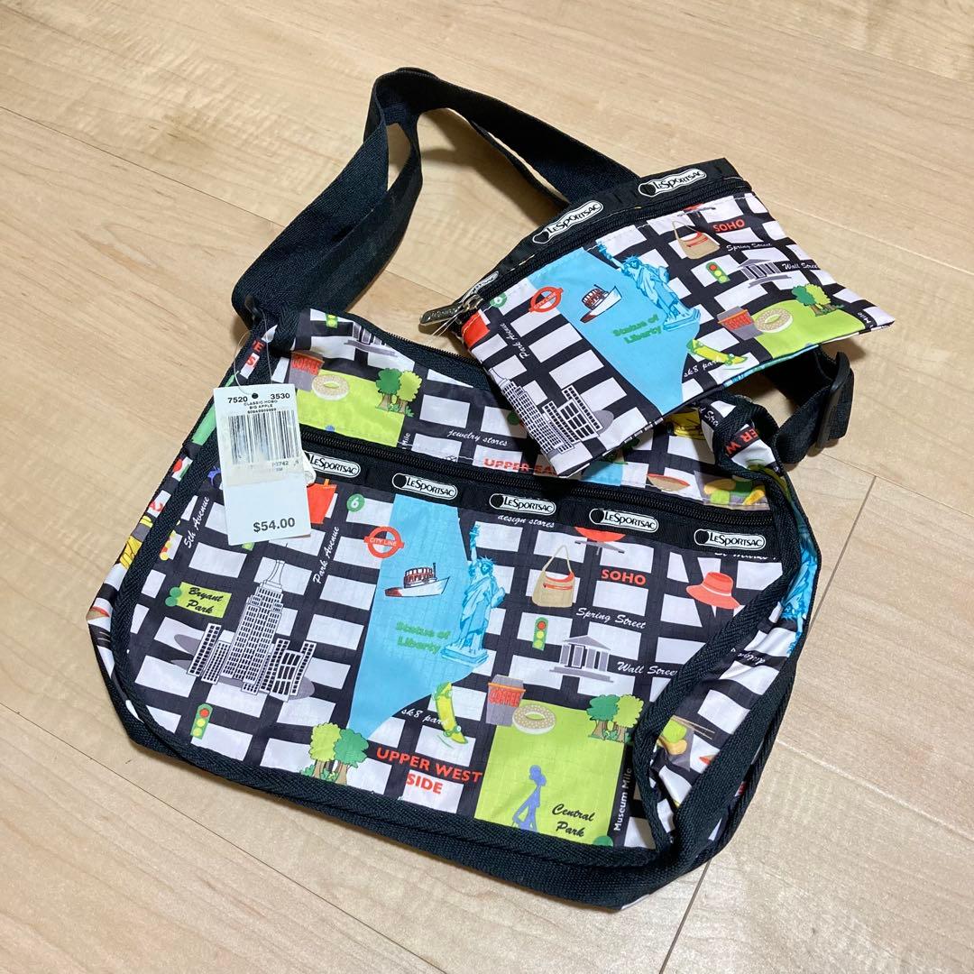 タグ付きあり！レスポートサック ニューヨークマップ 地図柄 バッグ 4点セット