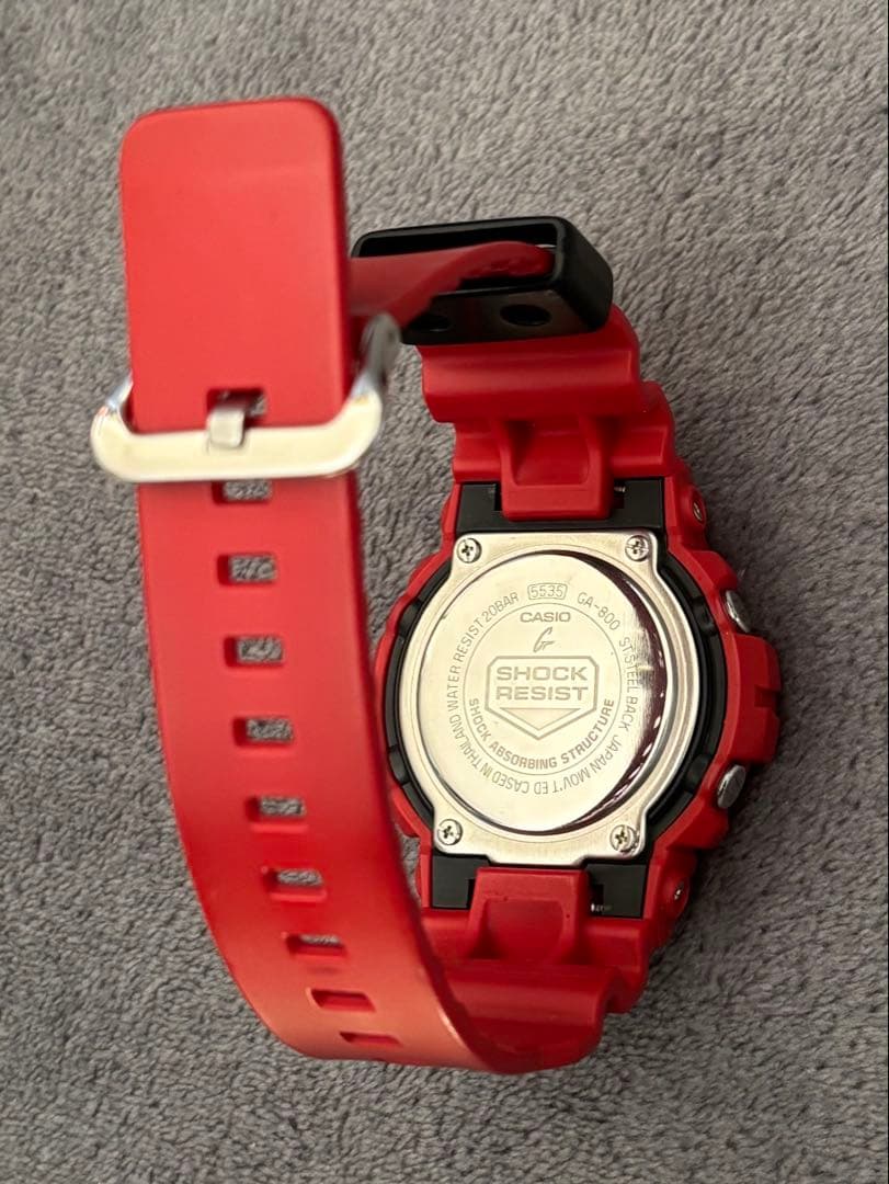 CASIO G-SHOCK GA-800-4AJF 電池新品交換済み