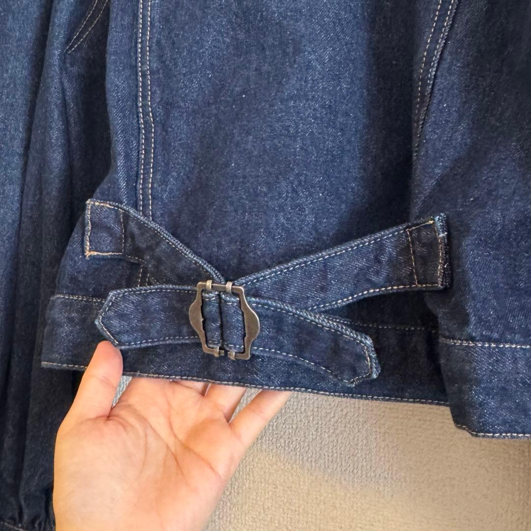 PERNA ペルナ ボリュームスリーブ デニムジャケット Gジャン