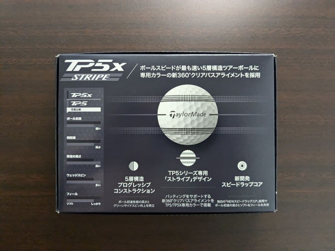 【4ダース48個・未使用・箱付】TP5x STRIPE ストライプ ゴルフボール