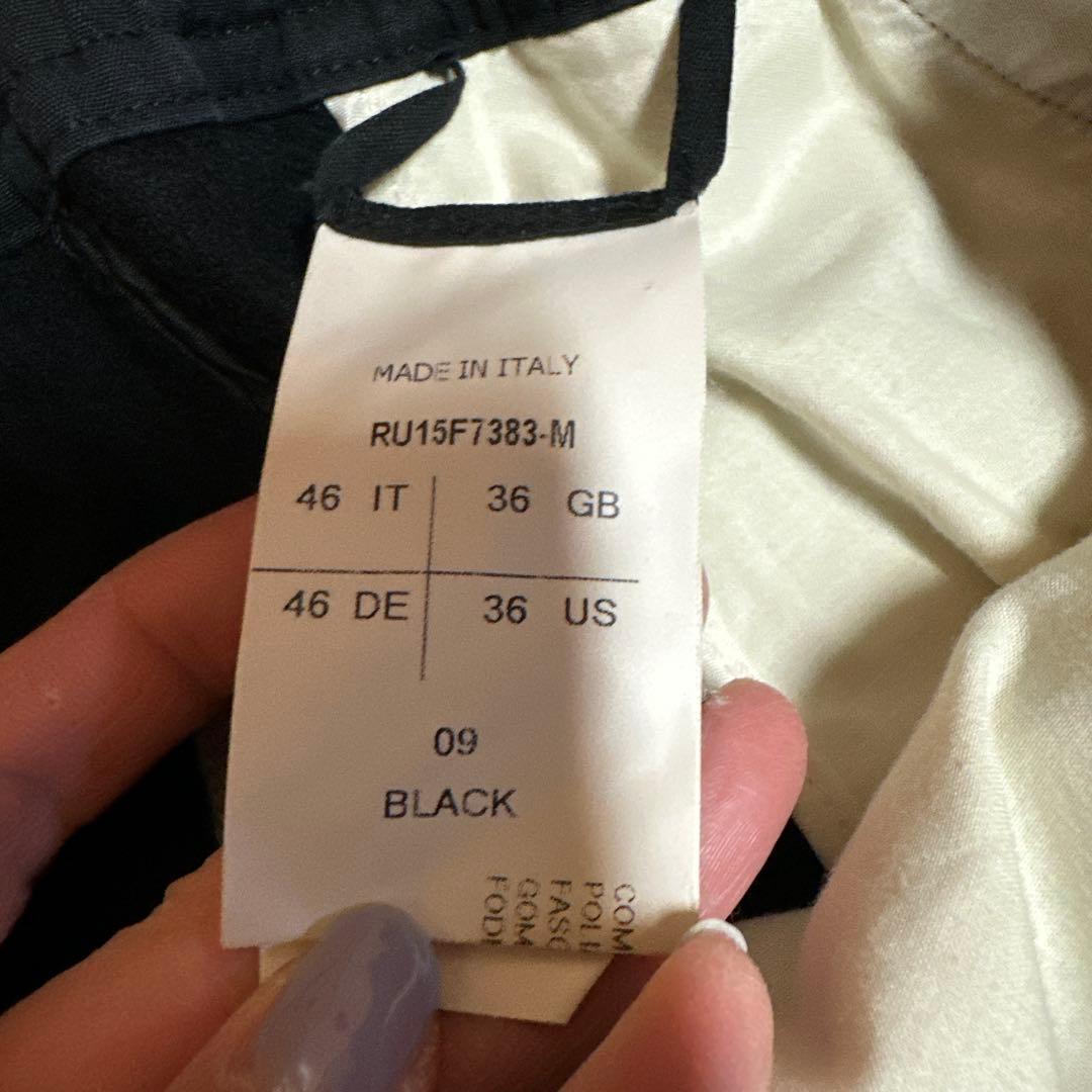 リックオウエンス　ブラック サルエルパンツ 46 IT