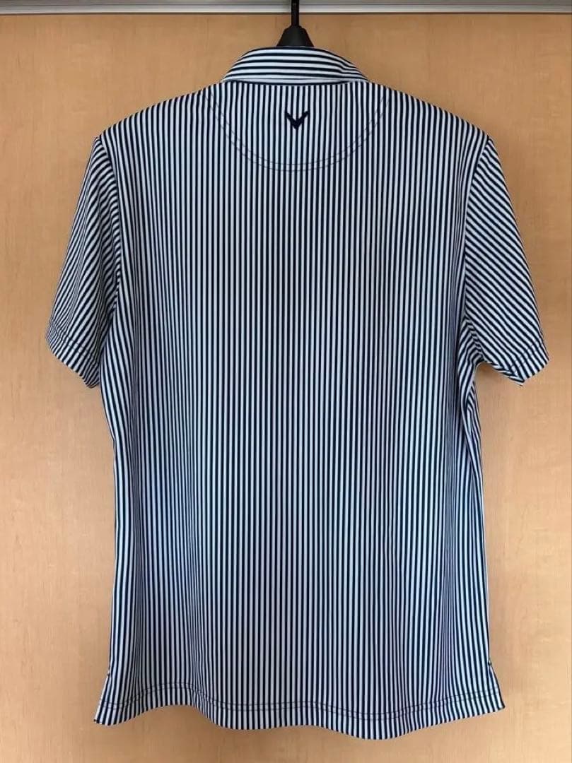 Callaway ストライプ ポロシャツ Lサイズ