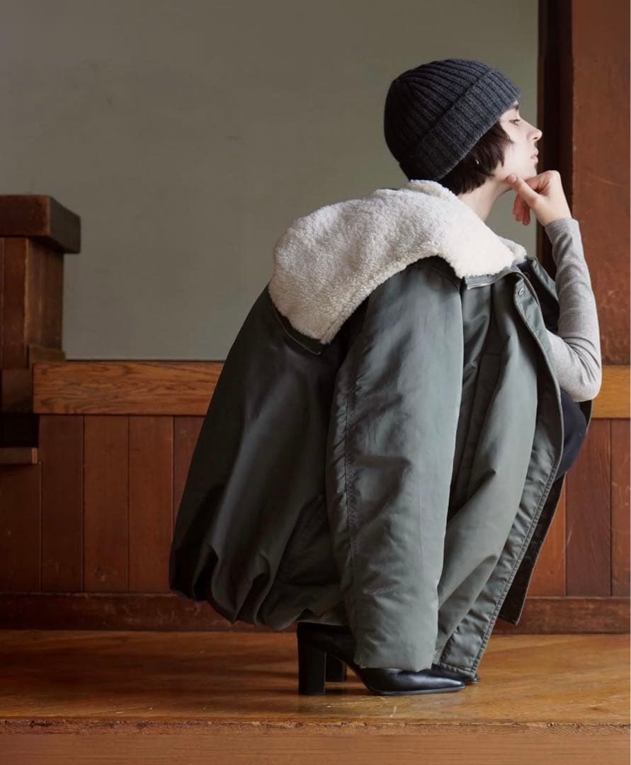 【T】CLANE クラネ BALLOON DESIGN HOODED