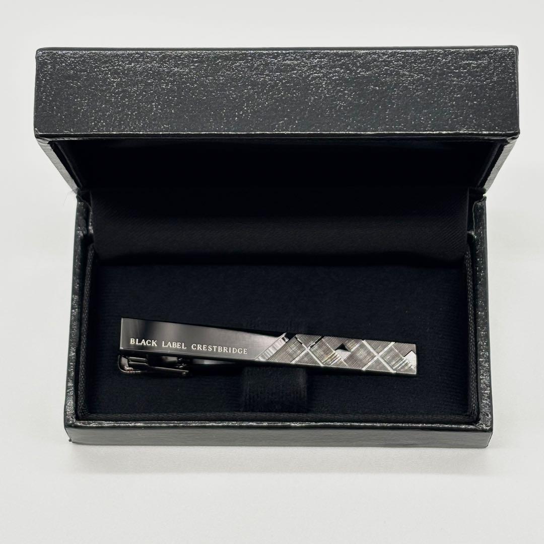 【新品】ショップ袋付◆ブラックレーベル　クレストブリッジ　ネクタイピン　タイバー