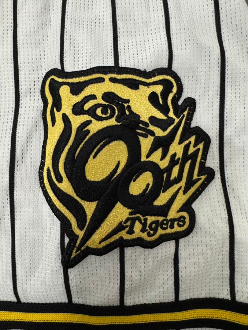 阪神タイガース　木浪聖也選手　90th ユニフォーム　2025年　Mサイズ