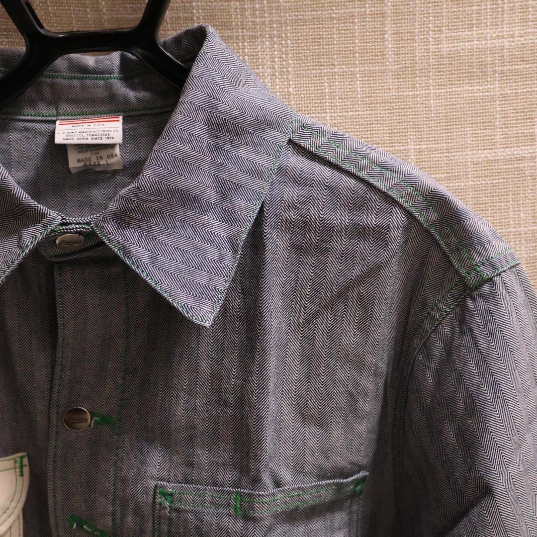 ポインターブラックラベル ヘリンボーン カバーオール US-L日本XLサイズ