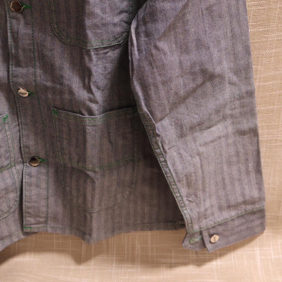 ポインターブラックラベル ヘリンボーン カバーオール US-L日本XLサイズ