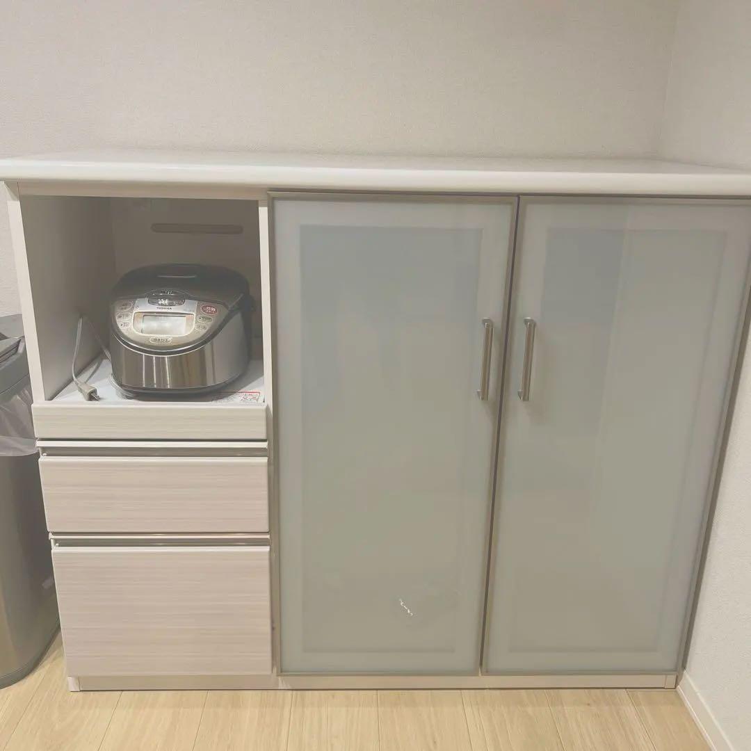 (美品)ニトリ キッチンカウンター Ｎポスティア120WH