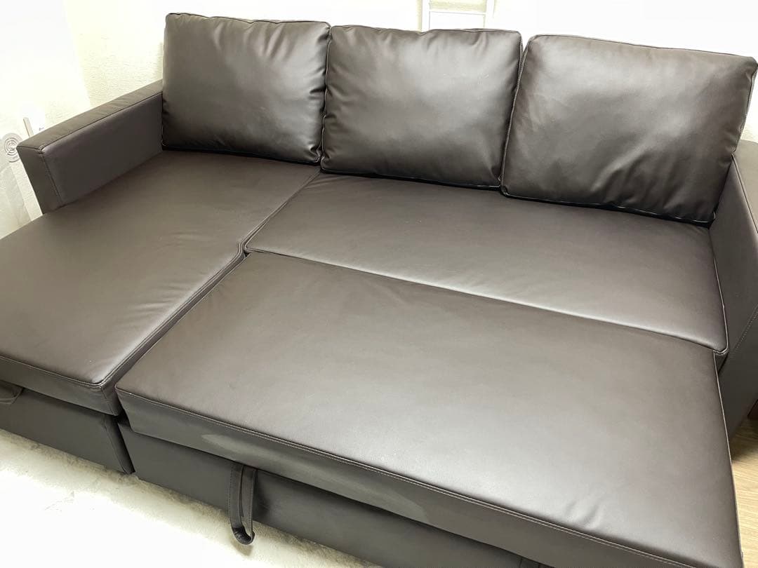 カウチソファベッド（Nシールド ノアーク2 DBR） 【引き取り限定】