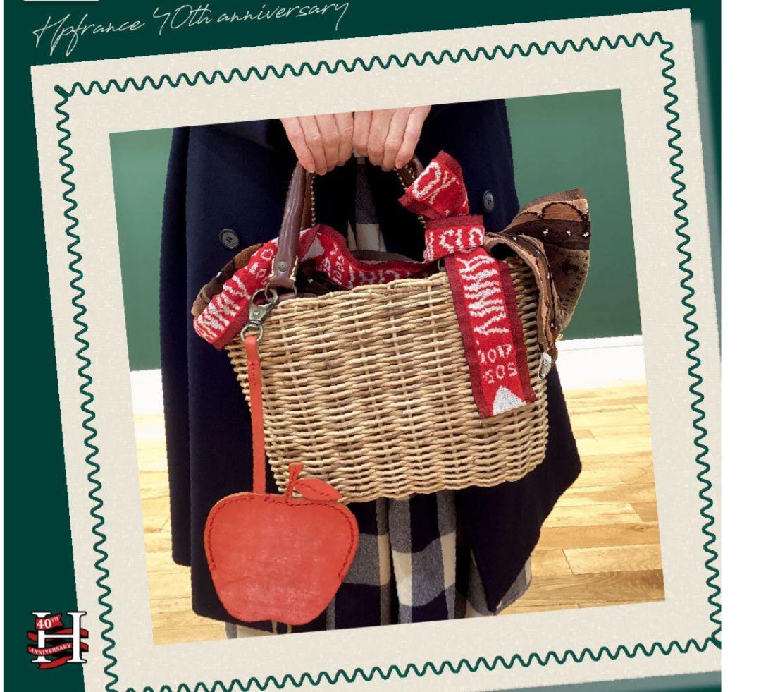 25AW新品 エバゴス リンゴチャーム アッシュペーフランス40周年限定