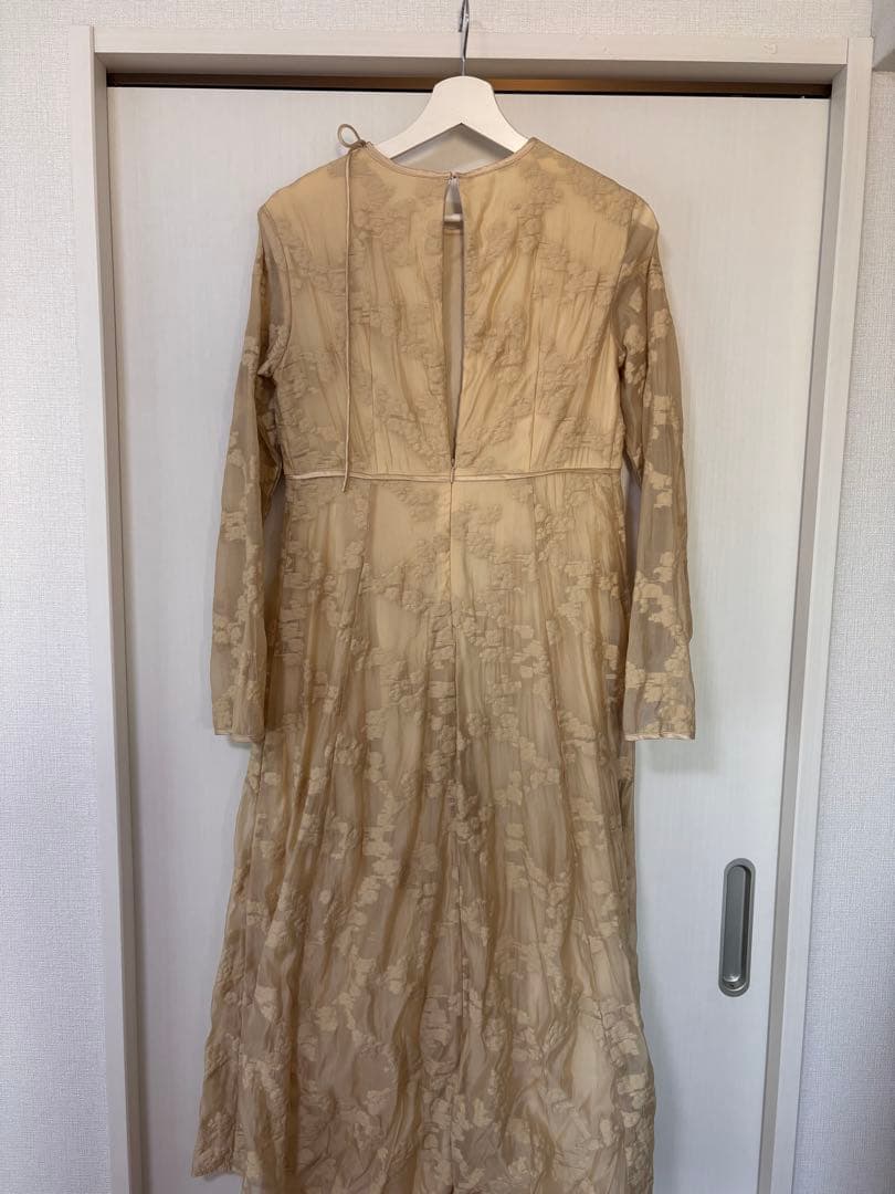 CLANE クラネワンピースBULGED FLOWER JACQUARD