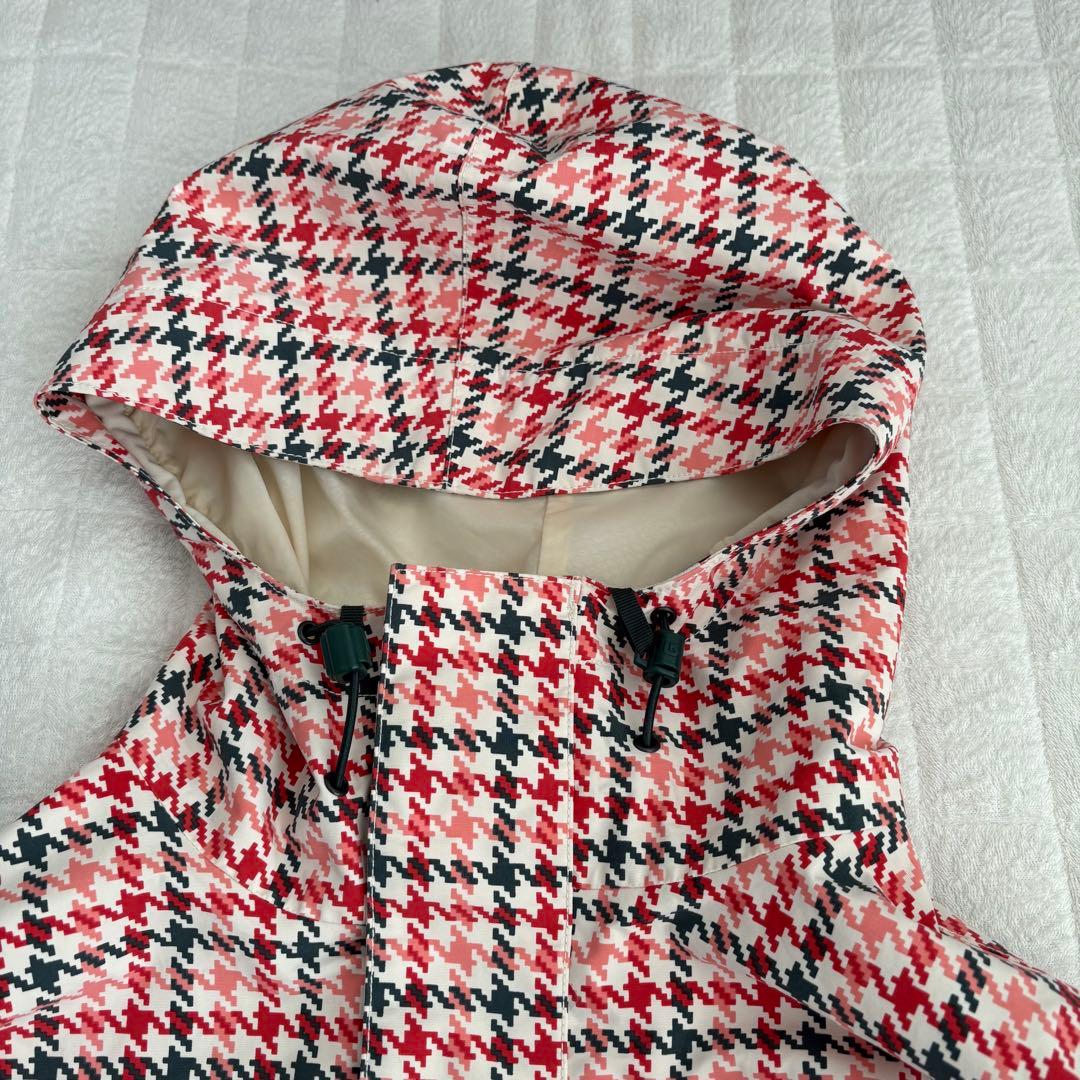 burton スノーウェエア レディース　上M　下S　白系チェックスノボースキー