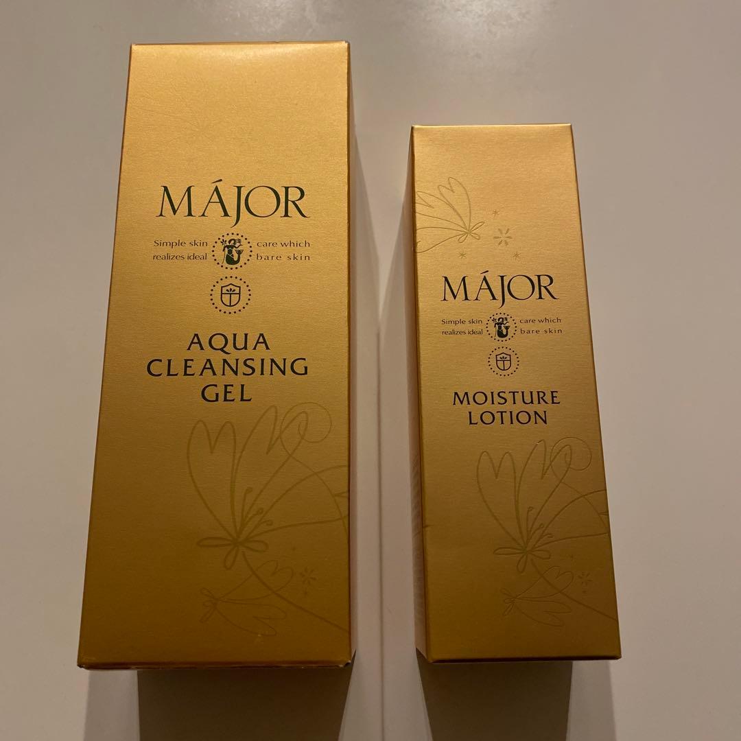 MAJOR アクアクレンジングジェル＆モイスチュアローション 2本セット