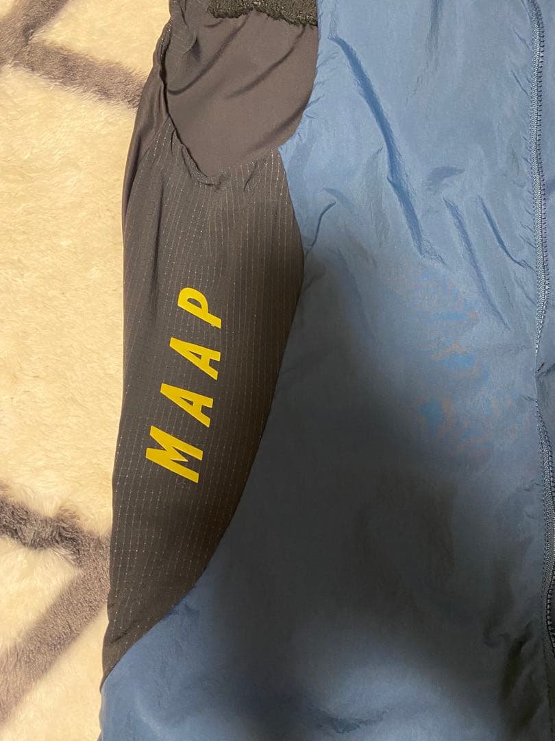  サイクルジャージ ベスト 青/黒 クロ