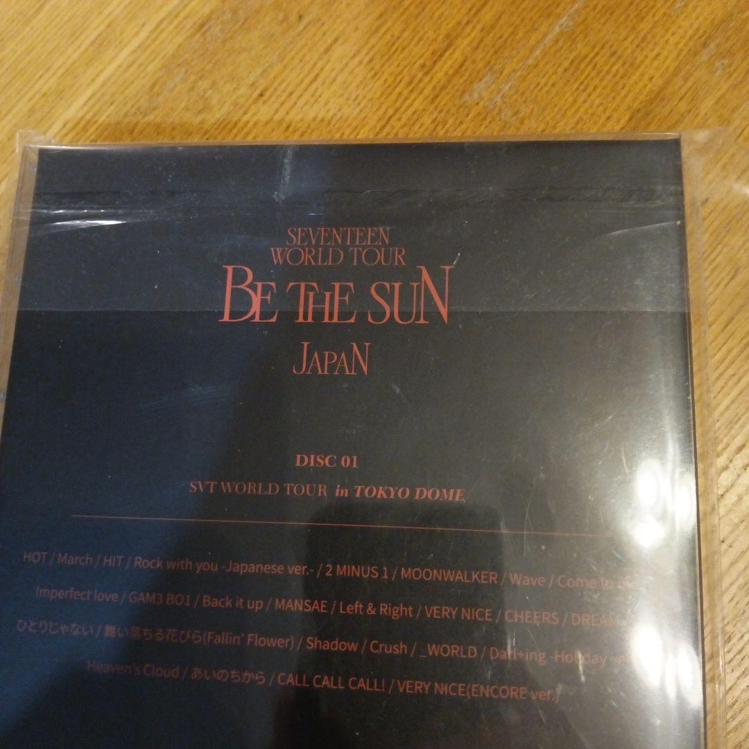 開封済　seventeen BE THE SUN DVD