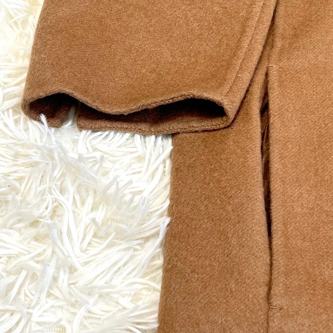 'S MaxMara クチートアマーノ アンゴラ混 ワンピース 42 キャメル