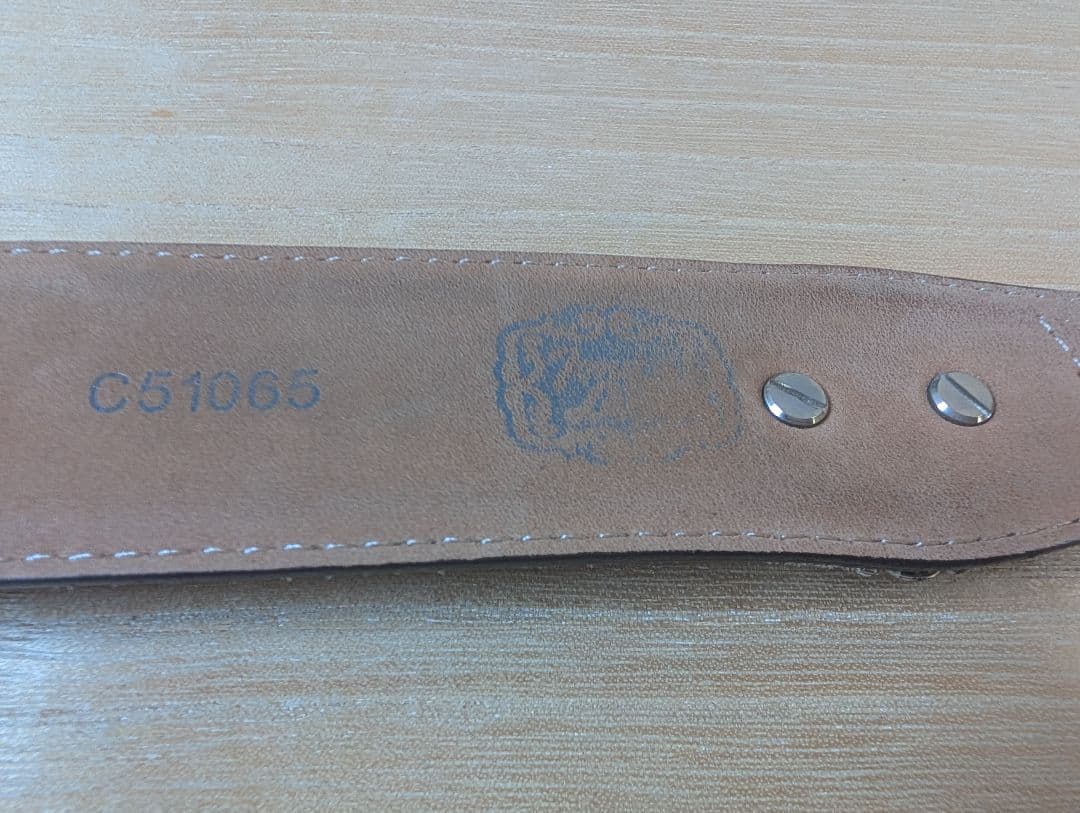 Tony Lamaレザー ベルト C51065 34in ターコイズ