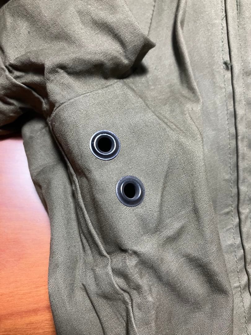 レインパーカー 米軍実物 SMALL デッキパーカー