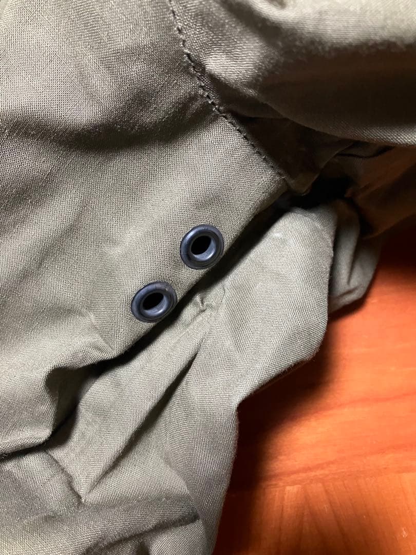 レインパーカー 米軍実物 SMALL デッキパーカー