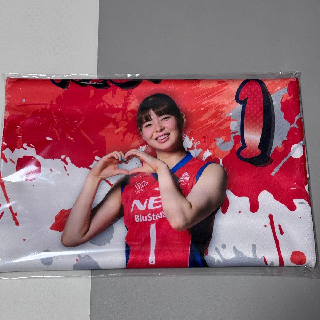 necレッドロケッツ 山田二千華グッズセット(タオル、ポーチ、うちわ)