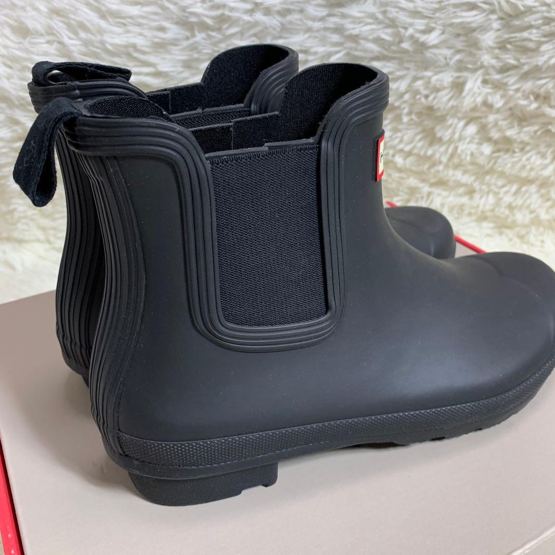 ☆未使用　ハンター　チェルシー　レイン　ショート　ブーツ　UK 7