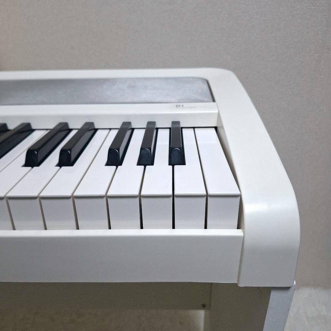 【状態良好】KORG デジタルピアノ B1 ホワイト スタンド セット