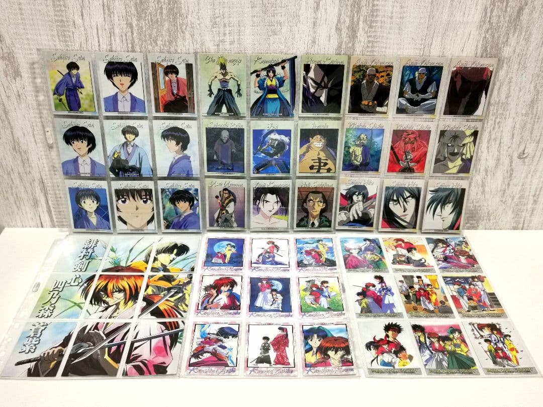 るろうに剣心 トレカ カードダスマスターズ 186種 コンプリート まとめ売り