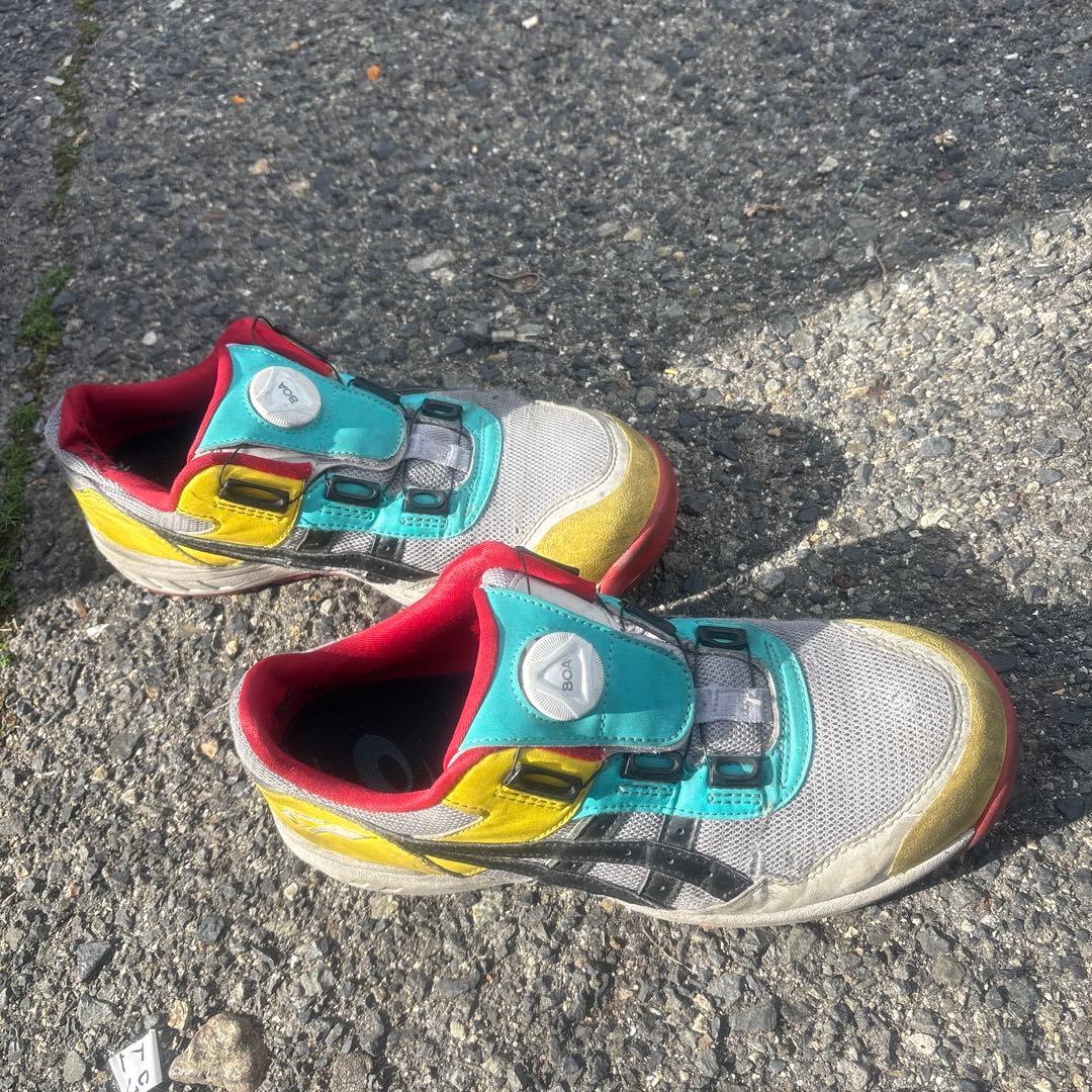 CP209BOA 限定カラーアシックス安全 靴メッシュ 25.5センチ