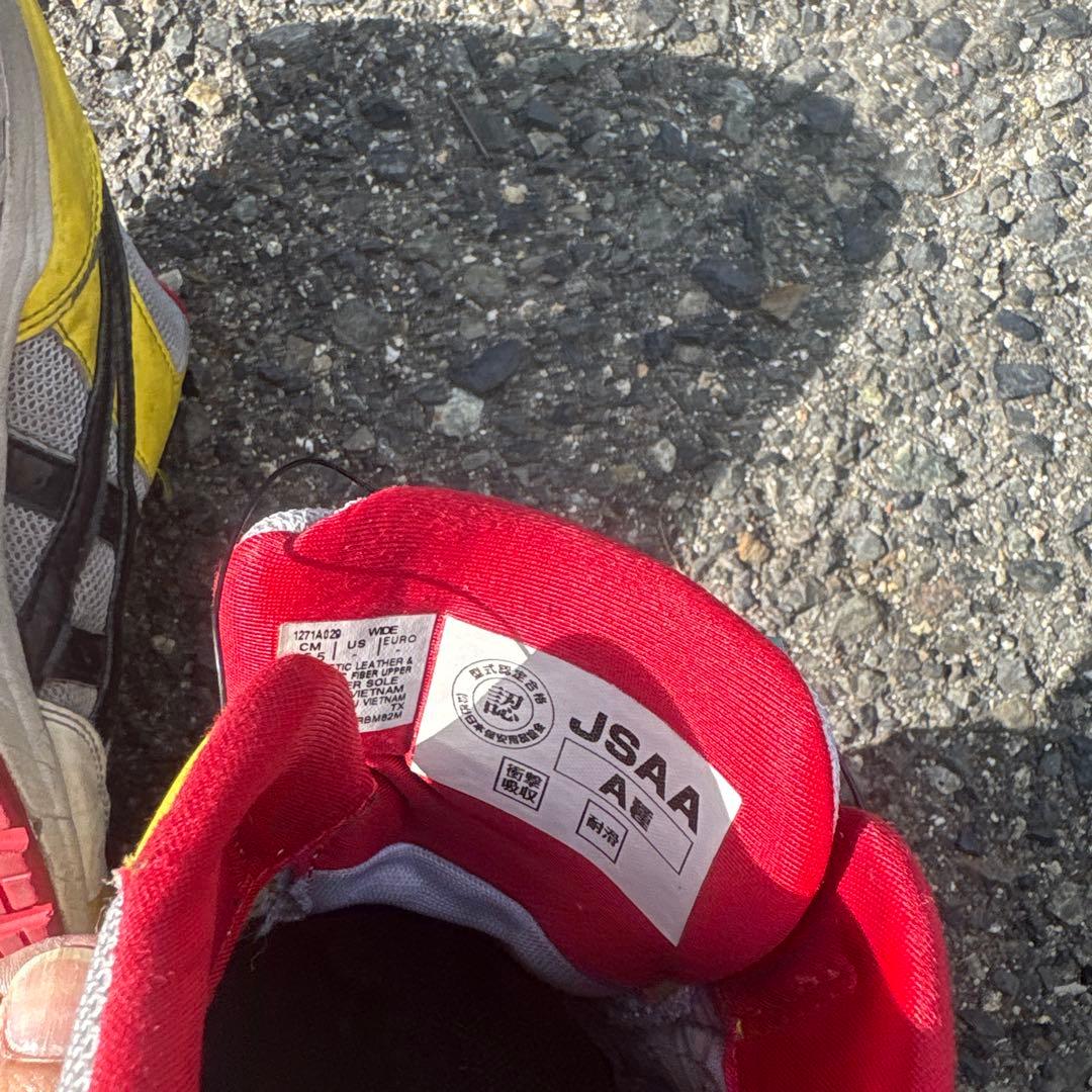 CP209BOA 限定カラーアシックス安全 靴メッシュ 25.5センチ