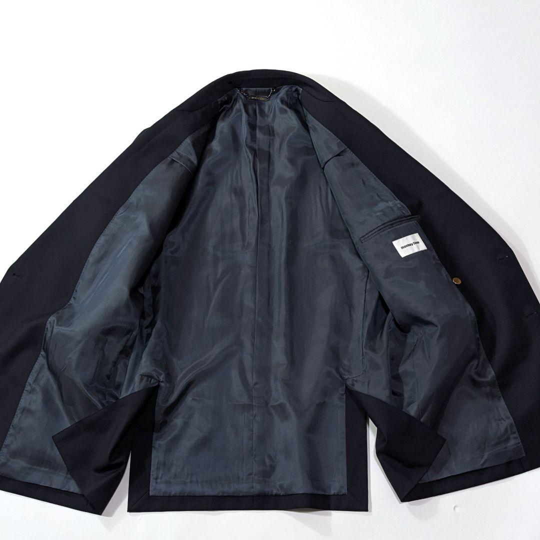 超高級★美品モンキータイム　紺ブレザー　金ボタン　ダブル　テーラードジャケット