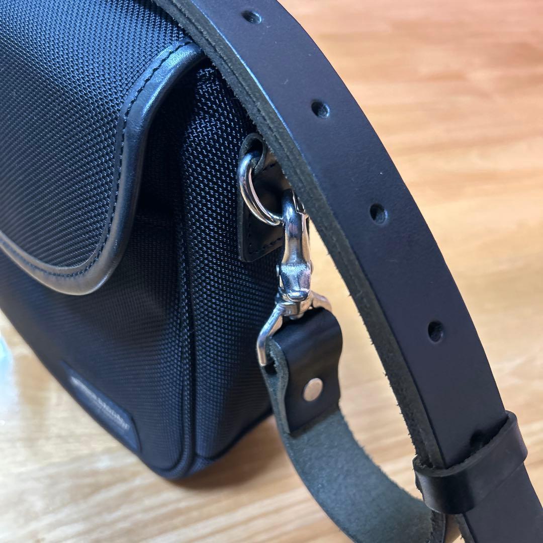 レア品 WONDER BAGGAGE フラップショルダーバッグ ブラック