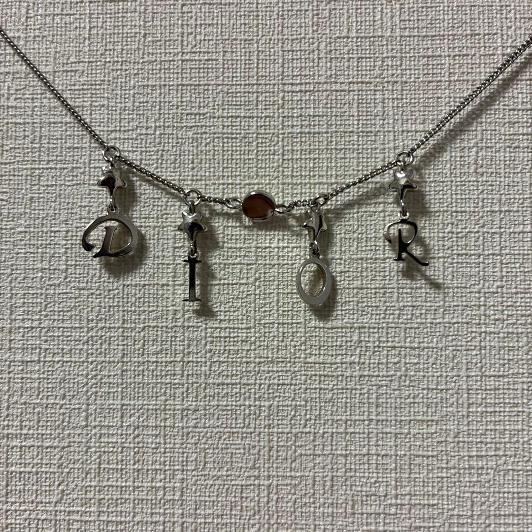 DIOR シルバーネックレス