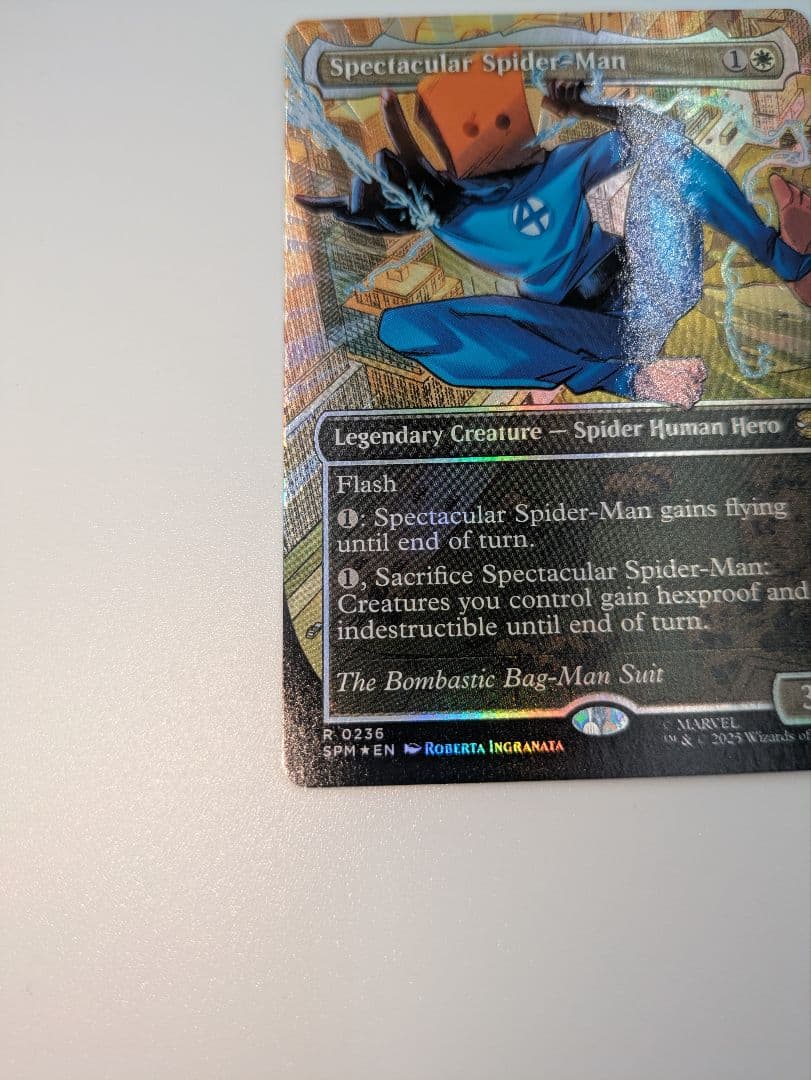 つ*さ様 MTG スペクタキュラー・スパイダーマン テクスチャーFoil Bag