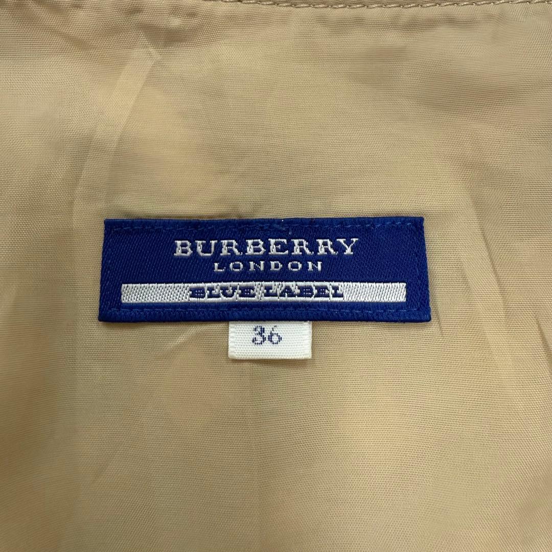 美品✨バーバリー ブルーレーベル ノバチェック プリーツ スカート 36