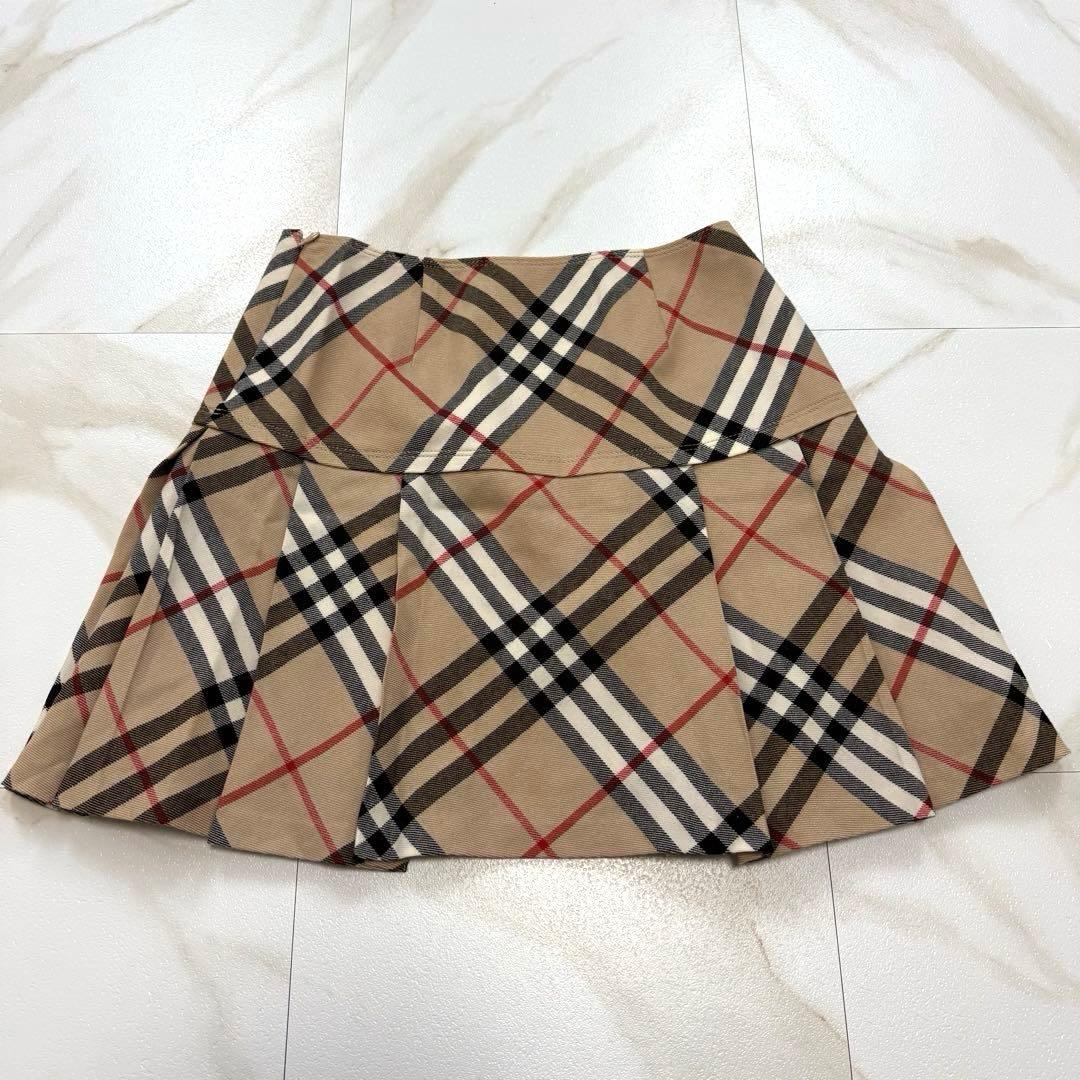 美品✨バーバリー ブルーレーベル ノバチェック プリーツ スカート 36