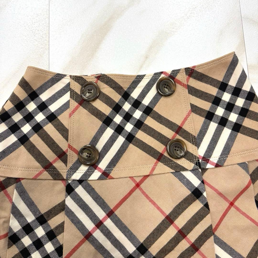 美品✨バーバリー ブルーレーベル ノバチェック プリーツ スカート 36