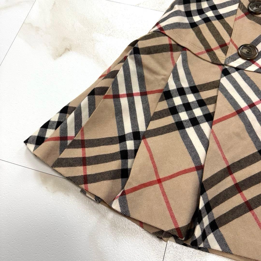 美品✨バーバリー ブルーレーベル ノバチェック プリーツ スカート 36