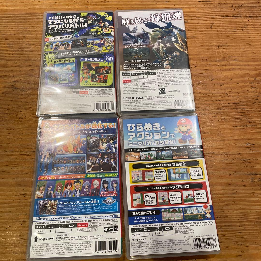 Nintendo Switch スプラトゥーン　マリオ　 ゲームソフト　セット