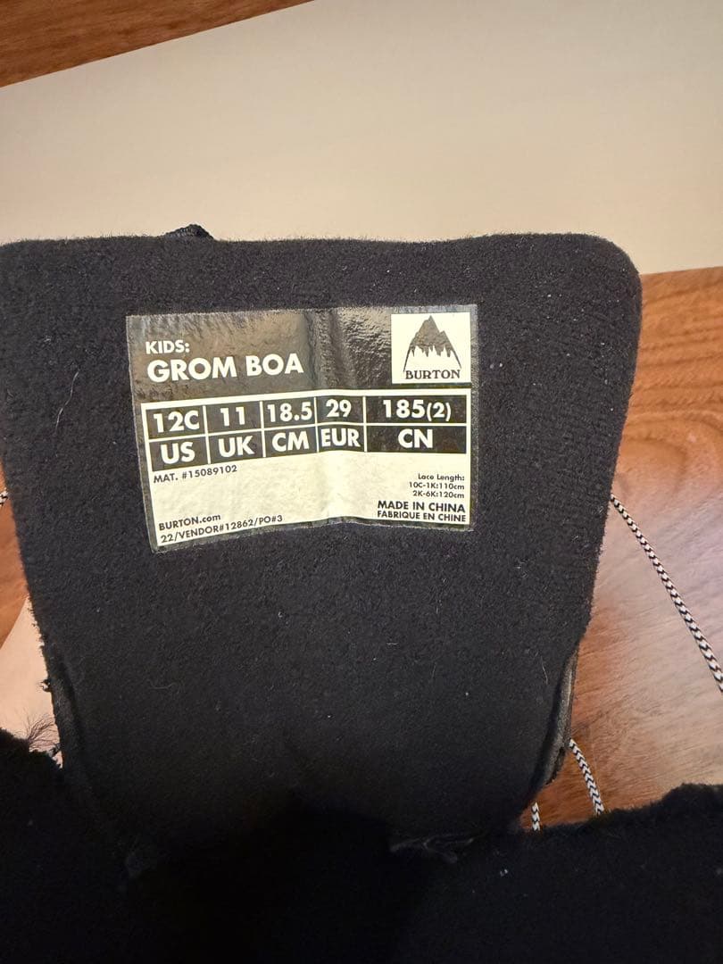 BURTON キッズ ブーツ BOAシステム スノボー