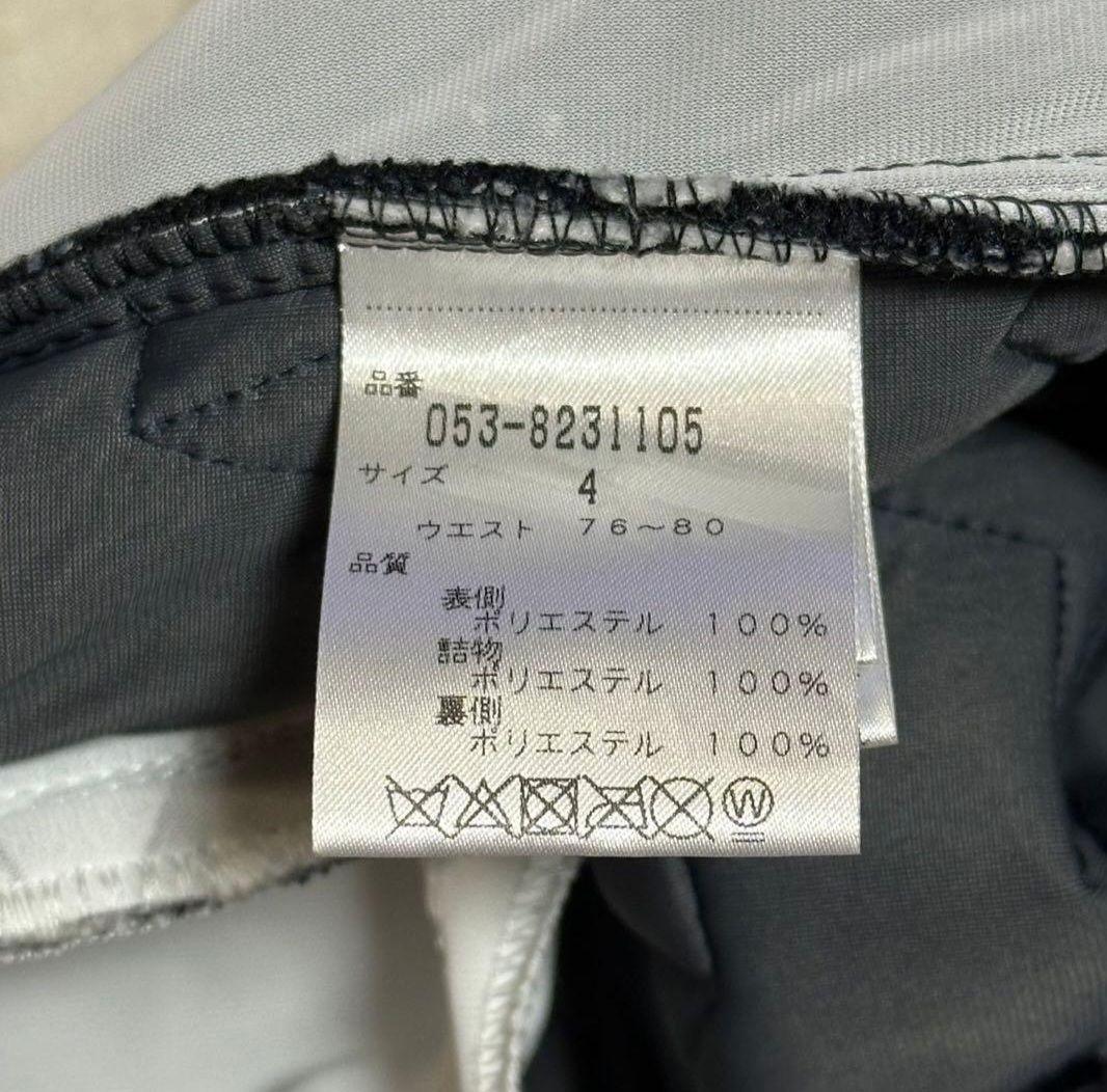 ⛳️パーリーゲイツ4⛳️ 中綿ニットパンツ ネイビー×白 星柄