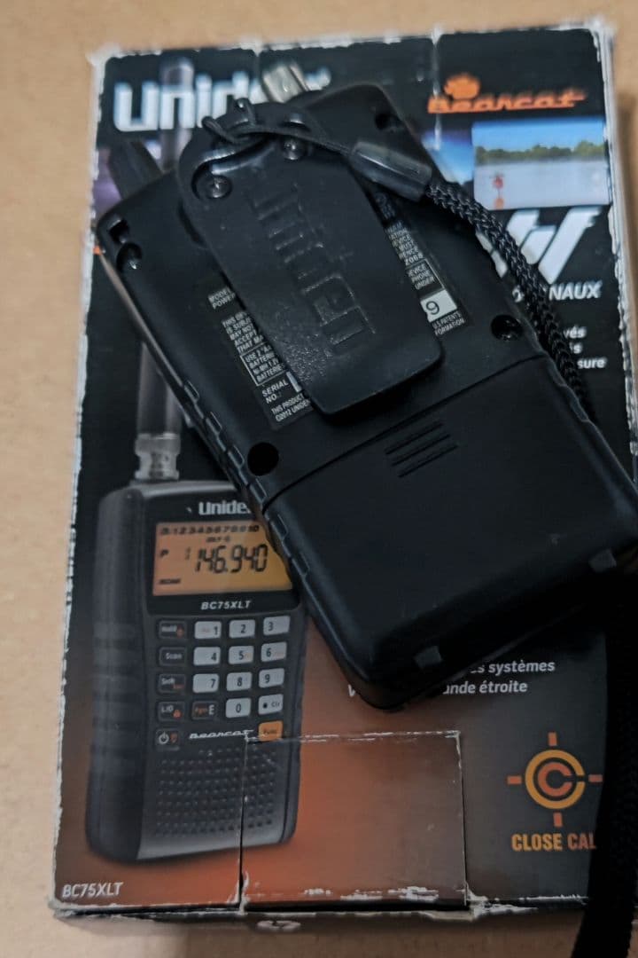 ユニデン BC75XLT エアバンドレシーバー