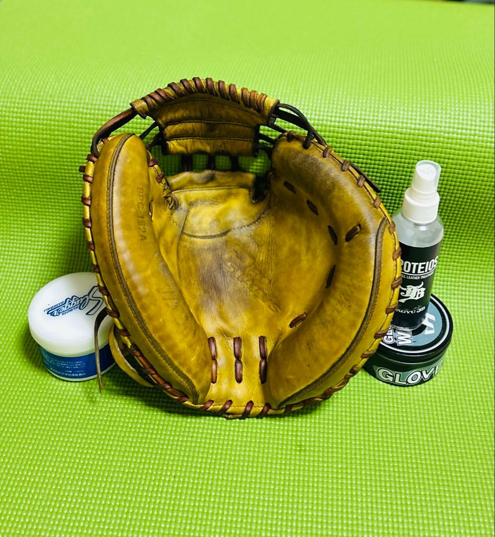 【爆音】日本製　ZETT ゼット　硬式 キャッチャーミット　ミズノプロ　SSK